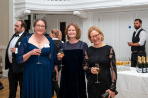 Alumni enjoying the reunion event in College