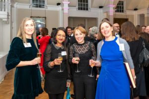 Alumni enjoying the reunion event in College