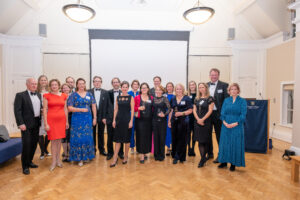 Alumni enjoying the reunion event in College